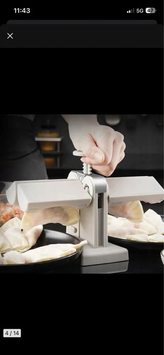 Nowa maszynka do lepienia pierogów podwójna ręczna forma