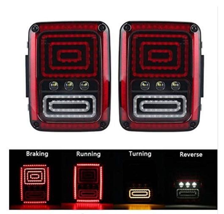 Farolins traseiros Jeep Wrangler jk