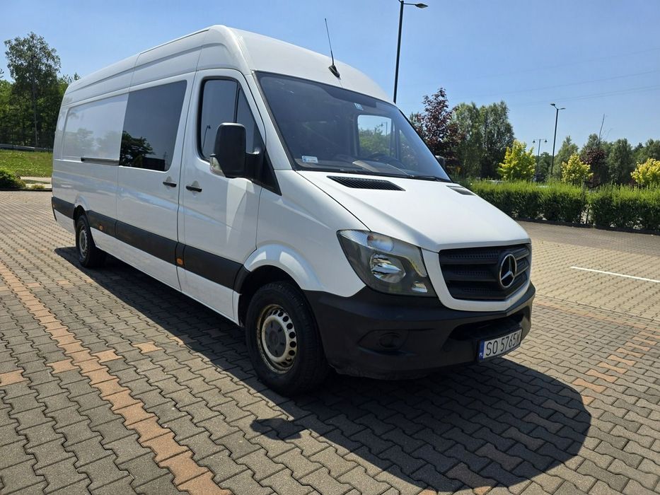 Mercedes-Benz sprinter 314cdi  Mercedes 314.Brygadówka.Max Dlugi i Wysoki7Osób.Klima.Nowe Opony.