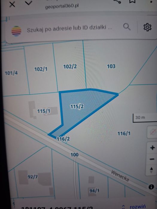 Sprzedam działkę budowlaną