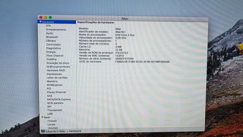 Imac27 - Late2009 - com teclado e rato sem fios