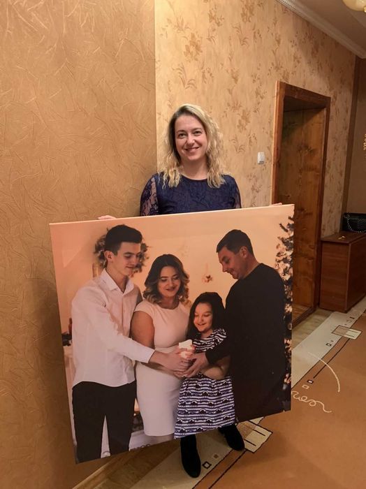 Картина Фото на полотні, друк портрета, Дрім, Поп Арт, Колаж подарунок