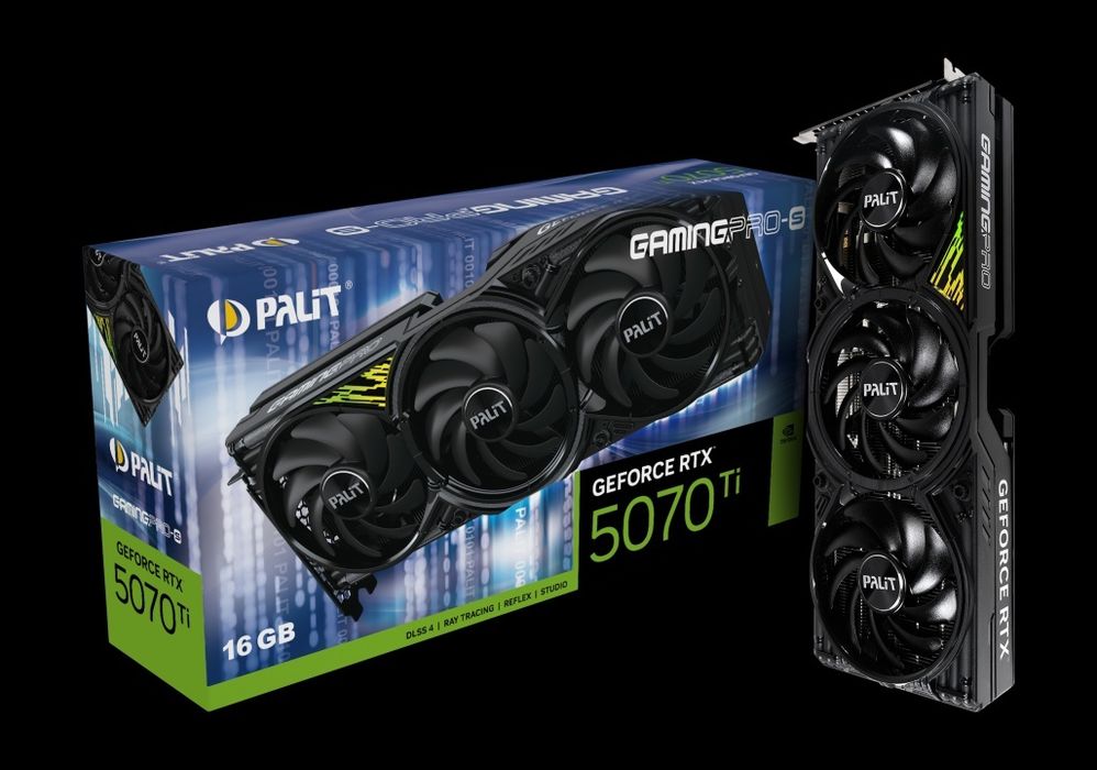 Karta graficzna Palit GeForce RTX 5070 Ti GamingPro-S 16GB GDDR7 256bit