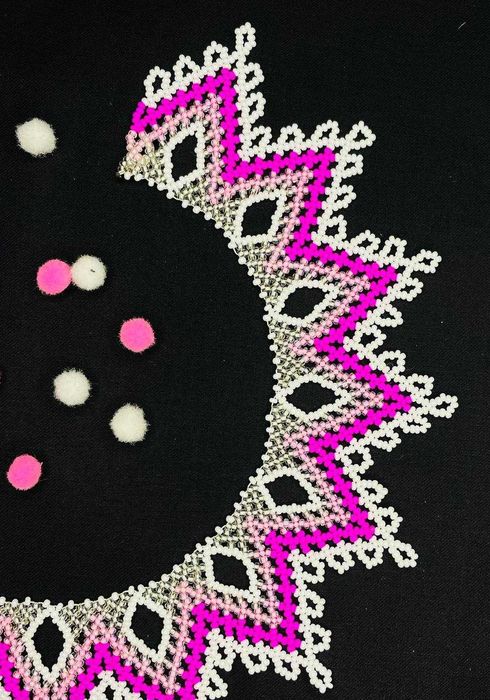 Чокер силянка "Рожевий Спалах"