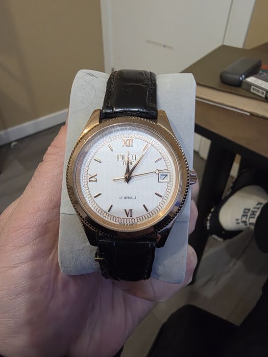 Годинник вінтажний Pilot Time 17 Jewels