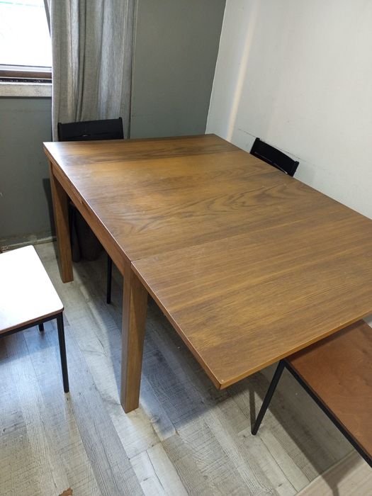 Mesa extensível madeira