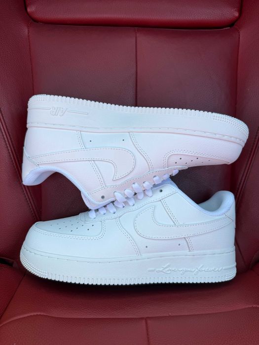 (БЕЗ ПЕРЕДОПЛАТИ) Nike Air Force x Nocta White найк аїр форс нокта білі шкіряні