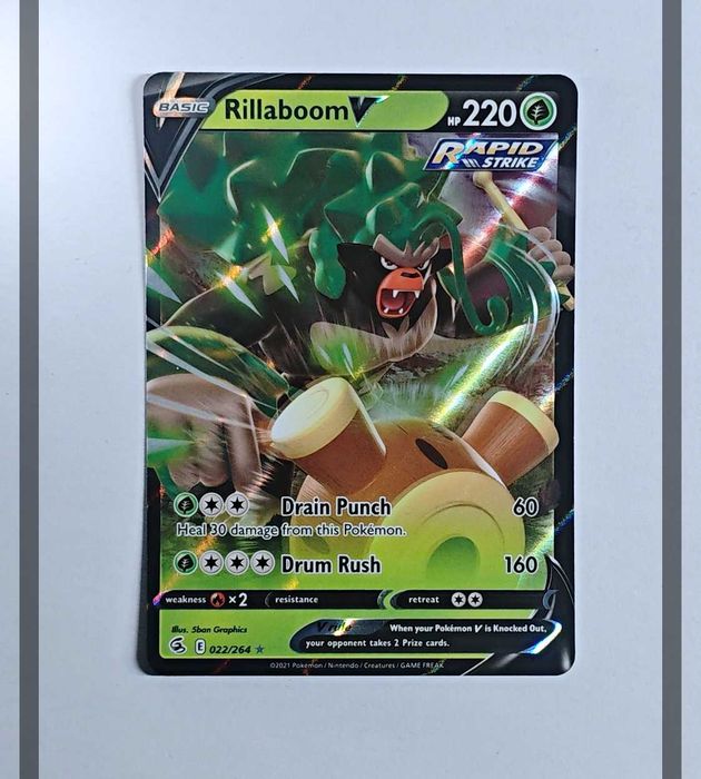 Rillaboom V 022/264 FST Pokemon ENG-NM