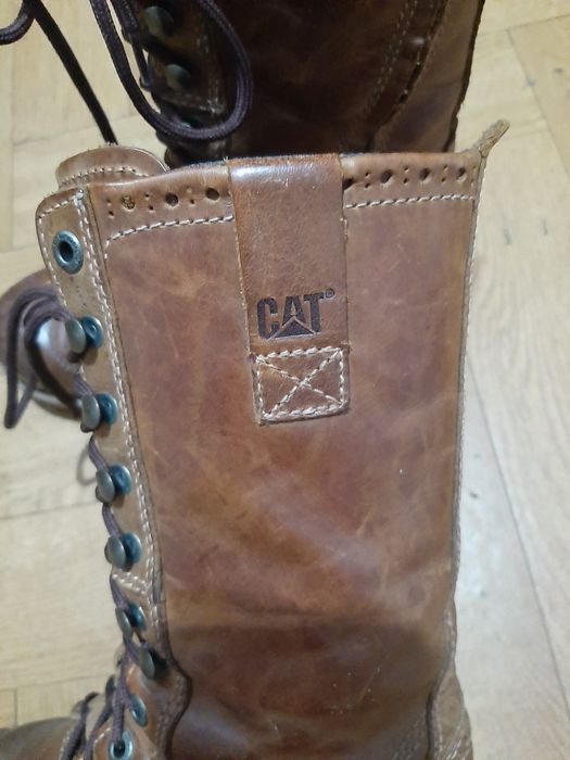 Cap Caterpillar  botki skórzane