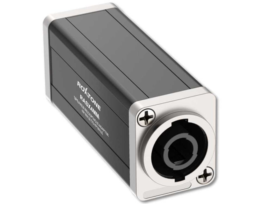 RASX4MM - Adapter SPEAKON NL4 łącznik (czarny)