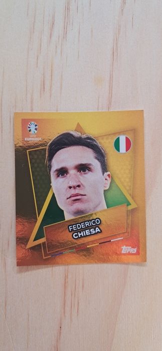 Cromo futebol de Frederico Chiesa(Euro 2024)da Panini