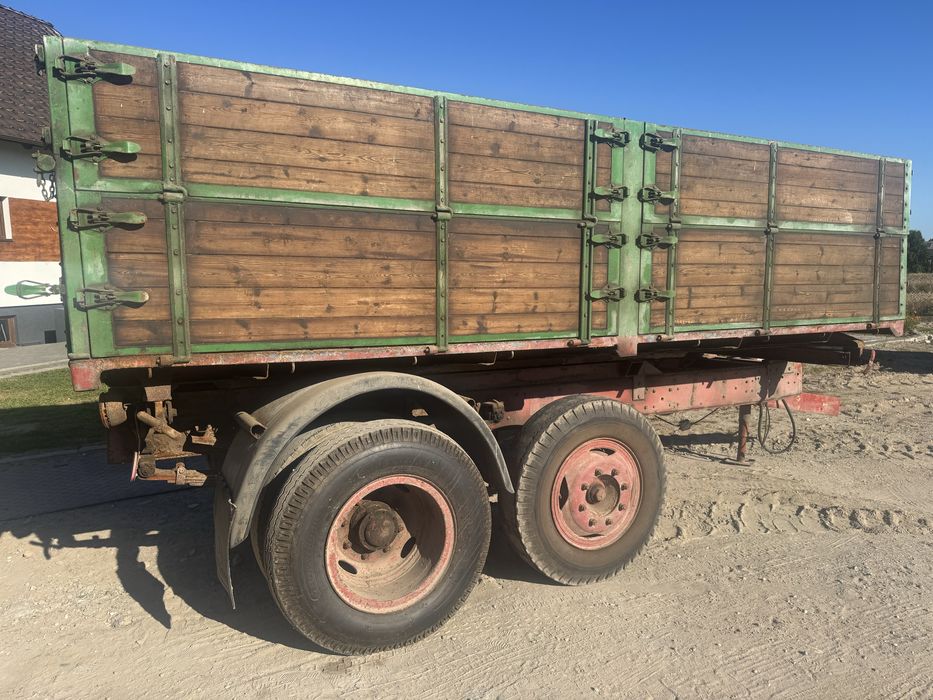 Przyczepa rolnicza wywrotka tandem