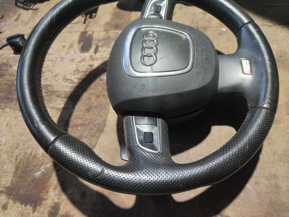 Kierownica poduszka audi a4 B8 S line łopatki