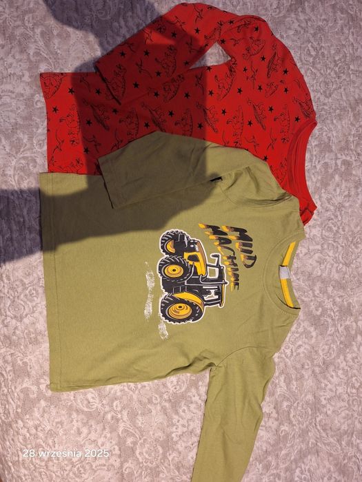 Koszulki z długim rękawem 122 cm