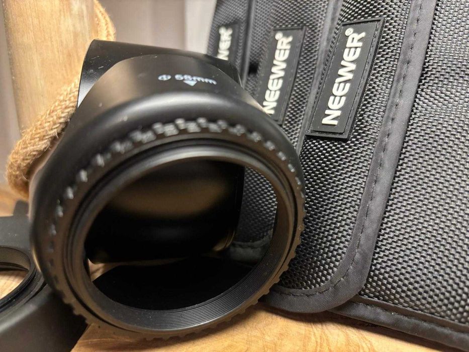 Kit Completo de Filtros de Lente 58mm – Nunca Usado