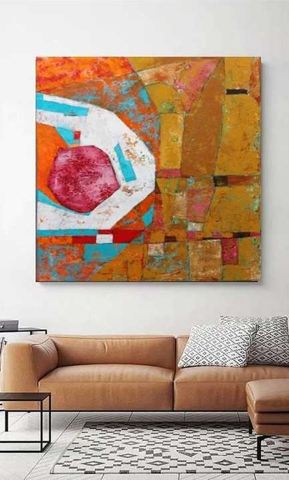 Várias pinturas abstratas em Tela com vários tamanhos, para venda.429754054954209281