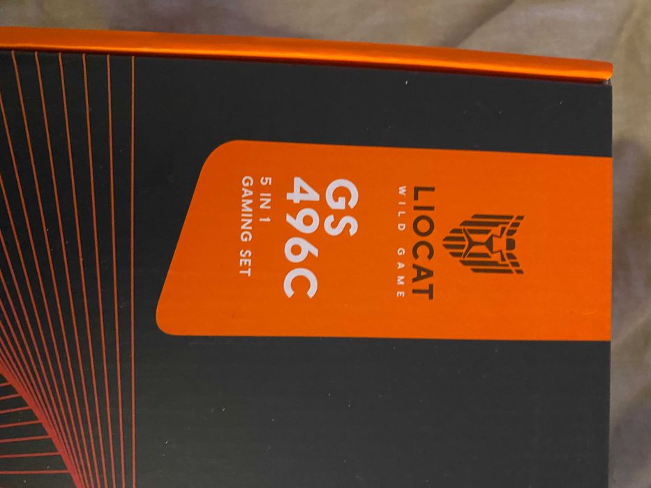 Klawiatura GAMING-a Mysz, Słuchawki, Stojak, Podkładka. GS 496 C 5 w 1