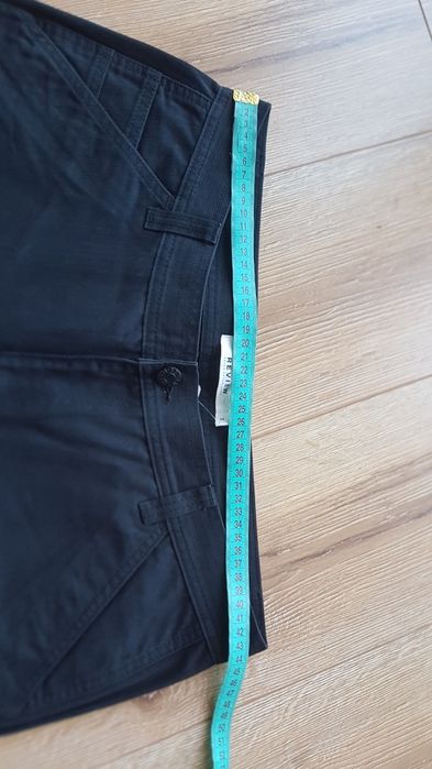Review spodnie cargo z szerokimi nogawkami męskie czarne jogery M