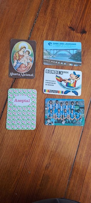 13 calendários de 1982 a 1984