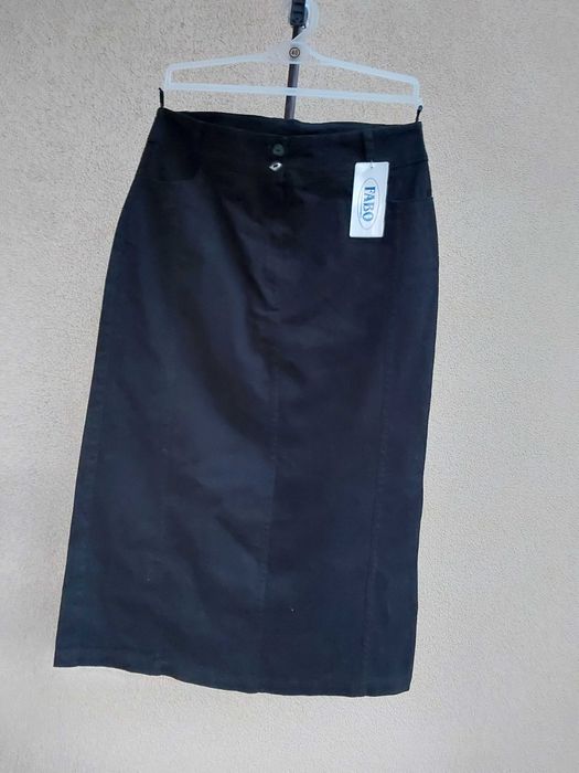 spódnica czarna  nowa  z metką  rozm 44 -XL  firmy Fabo bawełna 100%