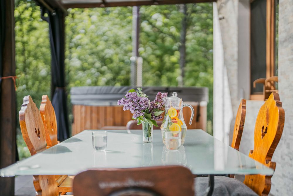 Komfortowy domek przy lesie.