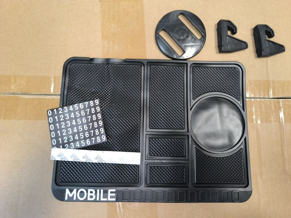 Противоскользящий антискользящий коврик с подставкой для телефону