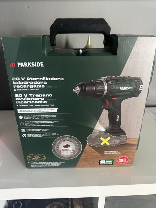 Aparafusadora 20V sem fios PARKSIDE (NOVA)
