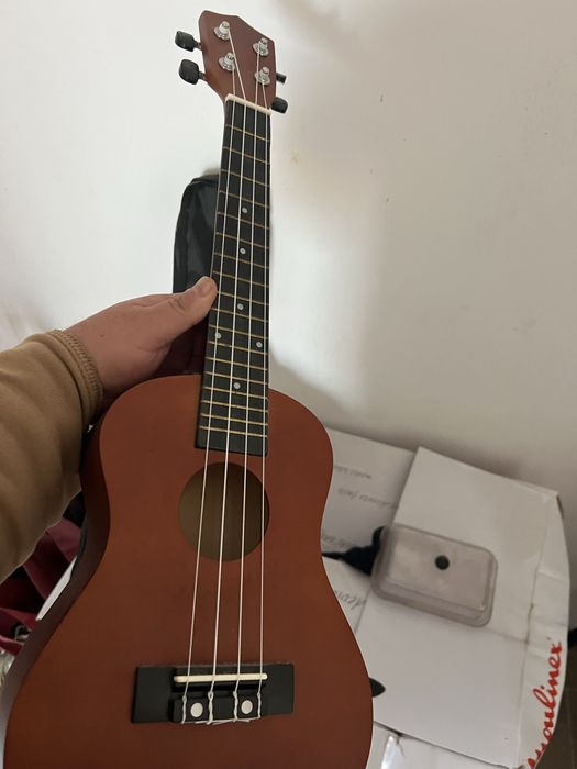 Ukulele novo com saco de transporte