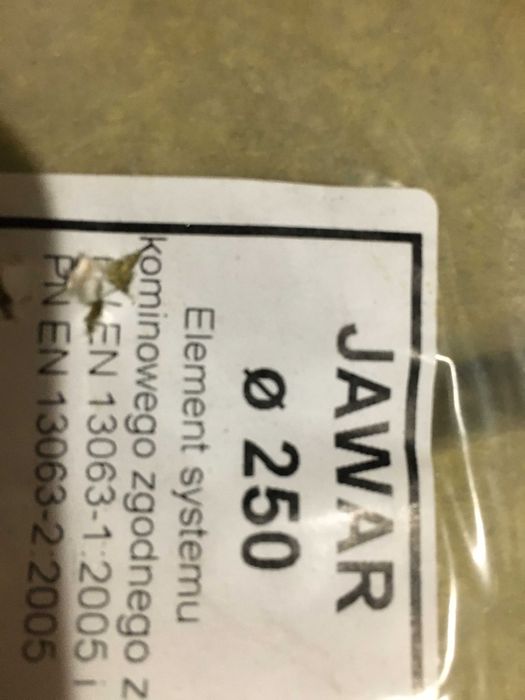 Wełna kominowa wkład komin ceramiczny fi250 1mb