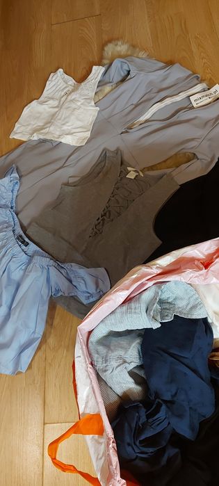 Duża paka ubrania markowe Zara bershka stradivarius S M