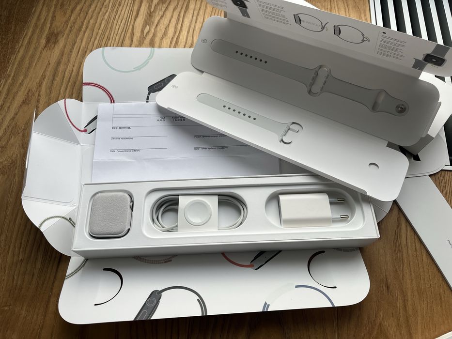 Apple Watch 5 44mm zestaw nowa bateria
