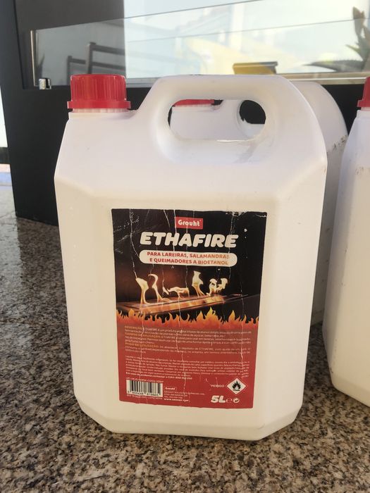 Lareira exterior a Bioetanol