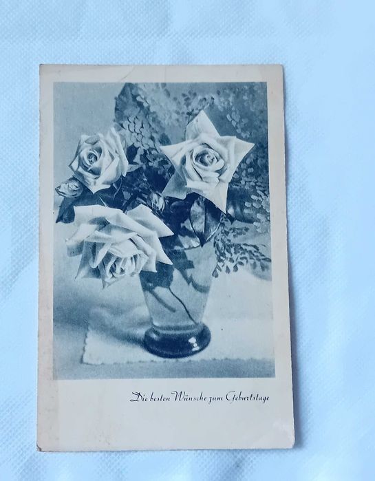 Pocztówka urodzinowa, III Rzesza, 1942 r.