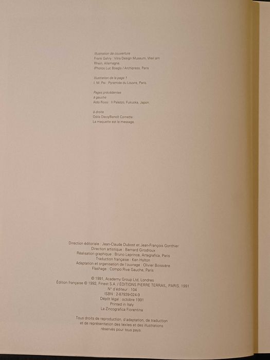 Architecture Today - Terrail - Architecture - Shipping Included64752102566275121