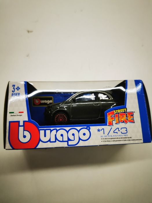 Fiat 500e 2021 Burago 1/43 Novo