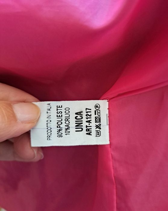 Casaco comprido rosa fushia tamanho únicoo