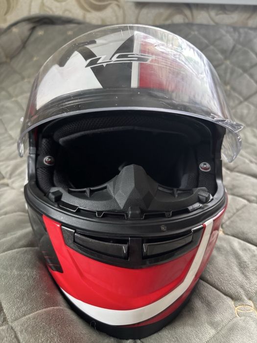 Шолом LS2 FF322 CORSA White-Red (L)