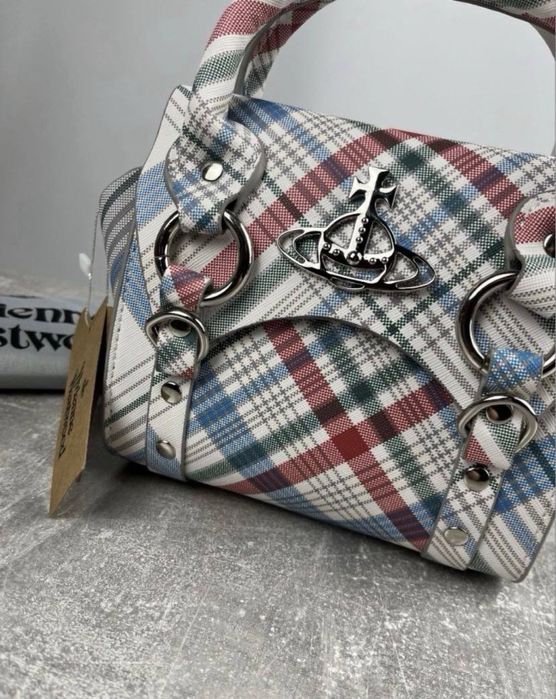 Vivienne Westwood Betty Mini сумка біла кольорова жіноча louis женская