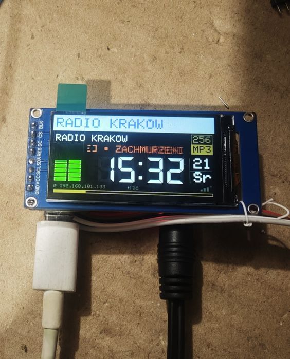 Radio internetowe Wifi Yoradio