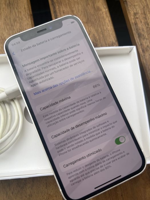 Iphone 12 Mini Branco - 128GB - Troca e Retoma - Ótimo Estado - Caixa e Carregador