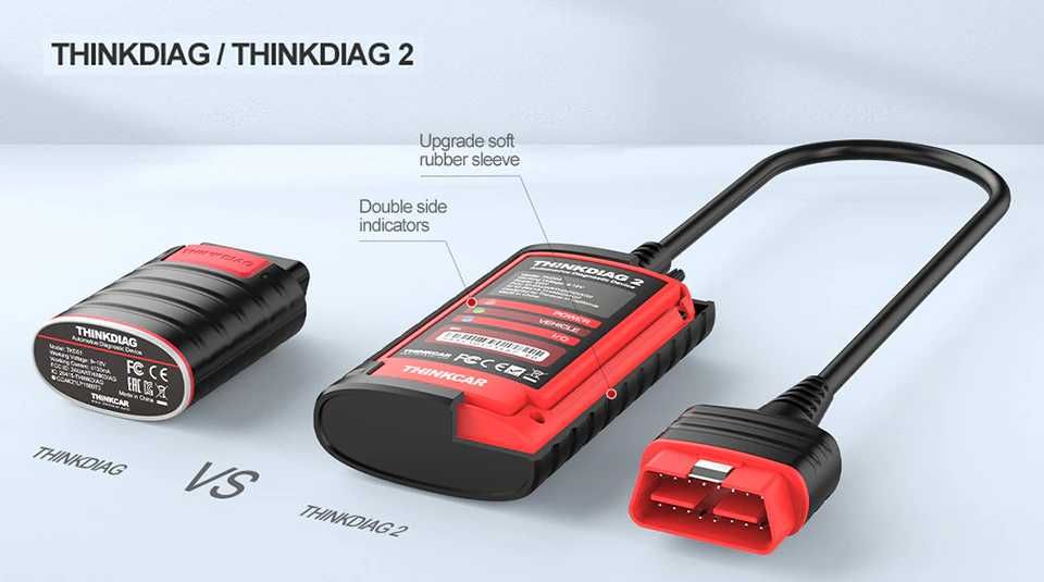 ThinkCar ThinkDiag 2 Maq Diagnóstico OBD todas Marcas/Funções (1 Ano)