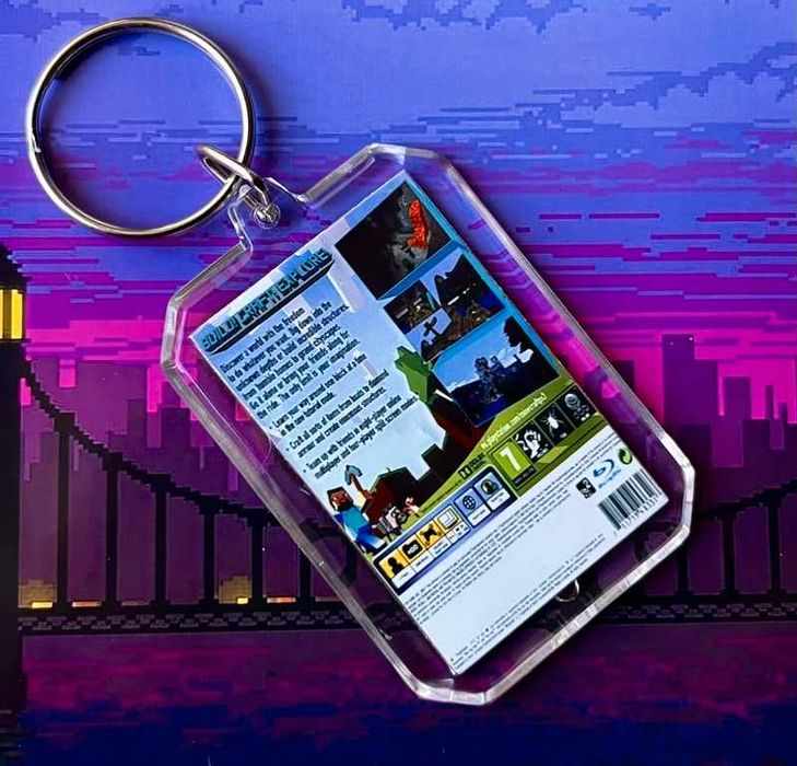 Brelok Minecraft - mini okładka PS3