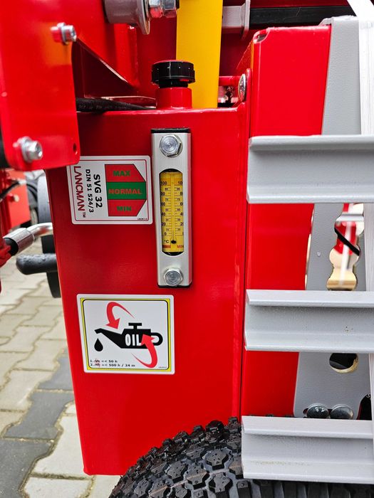 Profesjonalna słoweńska łuparka Lancman SLX10 napęd WOM z ciągnika