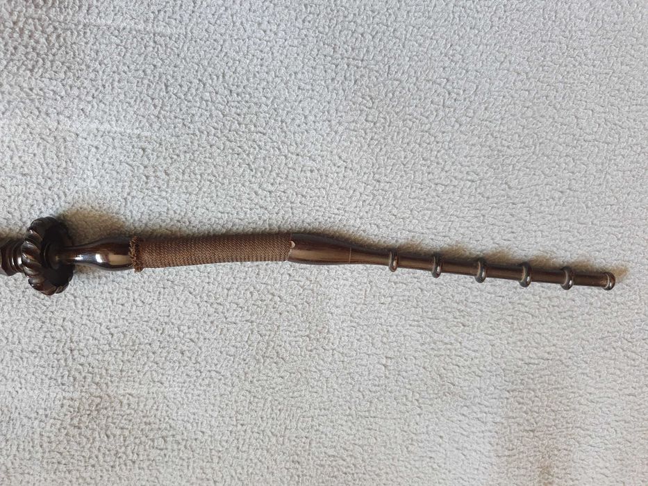 Cachimbo muito antigo em laca e madrepérola