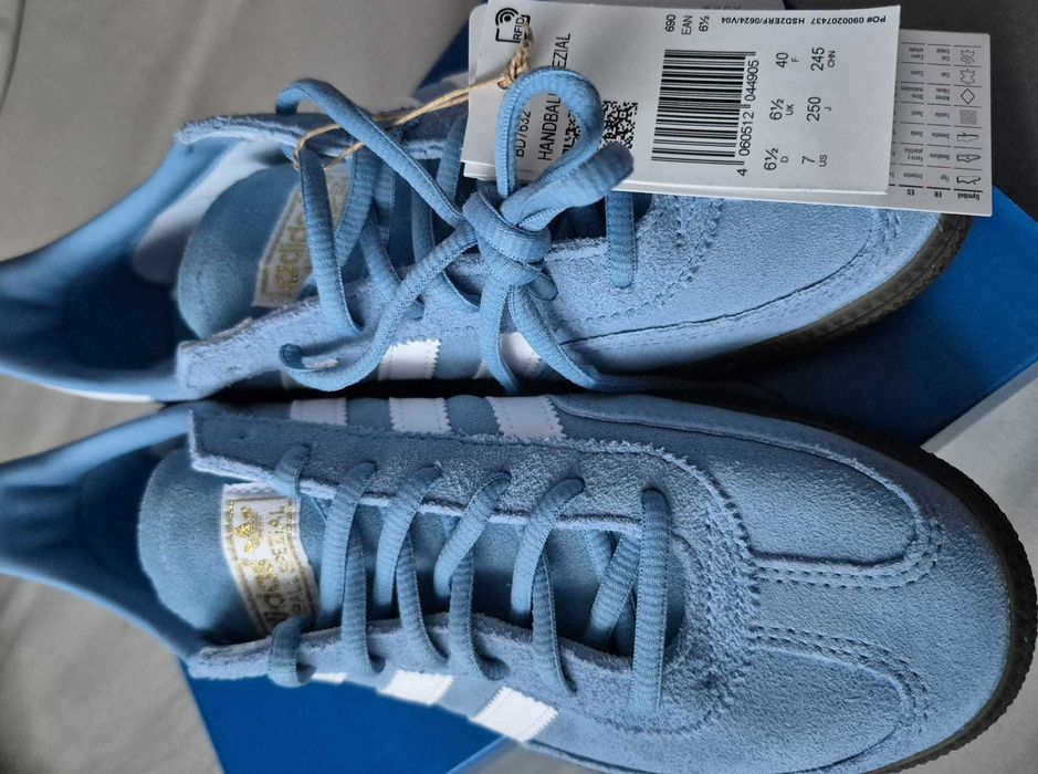 Adidas Buty Handball Spezial - Niebieski