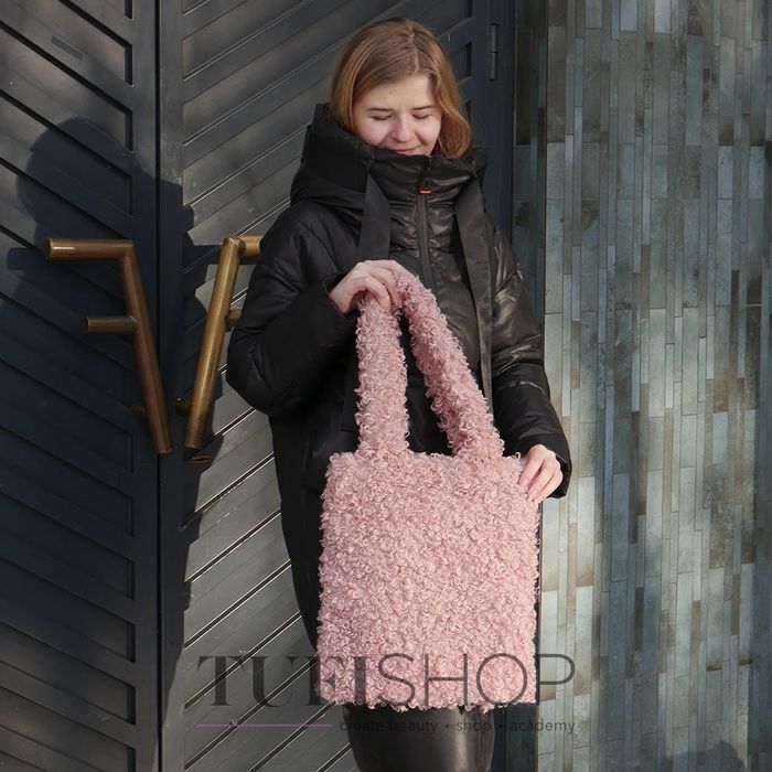 Сумка шопер из еко меха