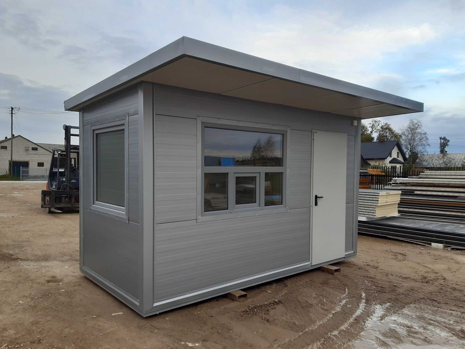 kontener ocieplany stróżówka pawilon budka biuro sterownia kabina