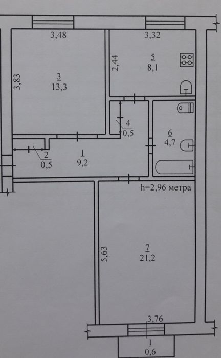 Отличный вариант центр соцгорода! Улица Соборности