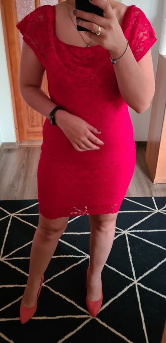 Mega sexy seksowna sukienka hiszpanka koronka koronkowa elegancka wese