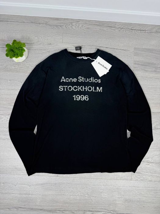 Лонгслів Acne Studios Stockholm 1996 Oversize | Чоловічий | Бавовна | Новий | Лонгслів Акне Студіос